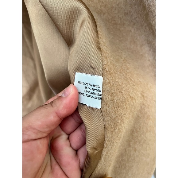 Forecaster Tan Peacoat Size:12 - Picture 5 of 9